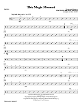 This Magic Moment  (Arr. Mac Huff) - Drums