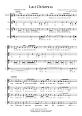 Last Christmas (arr. Alison Crutchley)