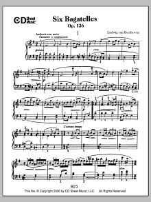 Bagatelles (6), Op. 126 