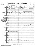Jesus Died On Calvary's Mountain - Full Score