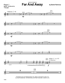 Far and Away - Percussion 1 