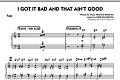 I Got It Bad and That Ain't Good - Piano