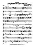 Allegro From Water Music - Oboe