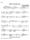 I Have Seen the Lord - Cello
