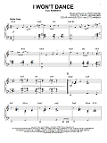 I Won't Dance [Jazz version] (arr. Brent Edstrom)