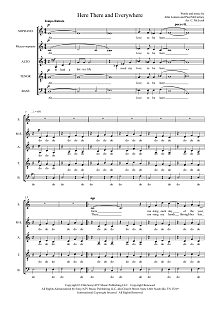 Here, There And Everywhere (arr. Craig McLeish) 