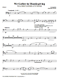 We Gather in Thanksgiving - Cello