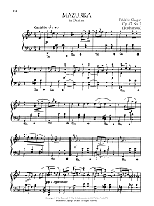 Mazurka in G minor, Op. 67, No. 2 (Posthumous) 