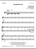 Wonderful God - Percussion