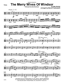 The Merry Wives Of Windsor (Themes From The Overture) - Viola 