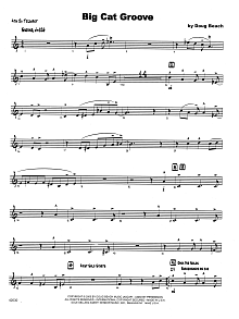 Big Cat Groove - 4th Bb Trumpet 
