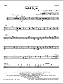 Joyful, Joyful - Viola 