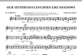 Our Yesterdays Lengthen Like Shadows - Bb Clarinet 2