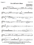 For All You've Done - Trumpet 2 & 3
