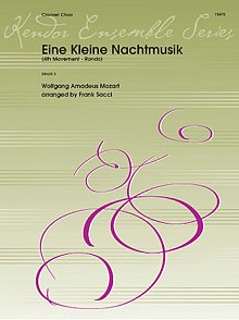 Eine Kleine Nachtmusik/Rondo (Mvt. 4) (arr. Frank Sacci) - Full Score 