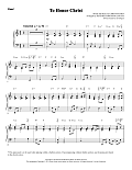 To Honor Christ - Piano