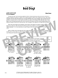 Bad Dog! - Guitar Chord Chart