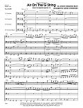 Air On The G String (from Orchestral Suite No. 3) - Full Score