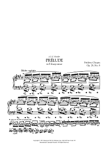 Prélude in F-sharp minor, Op. 28, No. 8 