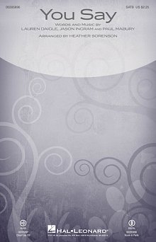 You Say (arr. Heather Sorenson) - Full Score 