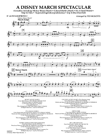 A Disney March Spectacular - Eb Alto Saxophone 2 