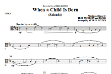 When A Child Is Born (Soleado) - Viola 