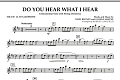 Do You Hear What I Hear - Solo Eb Alto Saxophone
