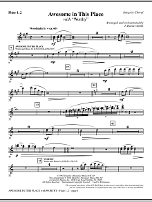 Awesome In This Place (with Worthy) - Flute 1 & 2 
