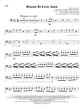 Because He Lives, Amen - Cello