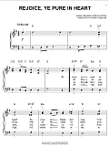 Rejoice, Ye Pure In Heart