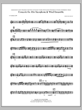 Concerto For Alto Saxophone And Wind Ensemble - Bb Clarinet 1