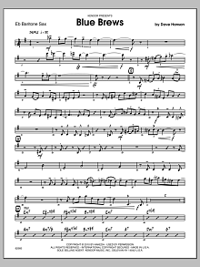 Blue Brews - Baritone Sax 