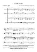 Summertime (arr. Keely Hodgson)
