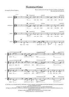 Summertime (arr. Keely Hodgson) 