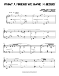What A Friend We Have In Jesus [Jazz version] (arr. Phillip Keveren)