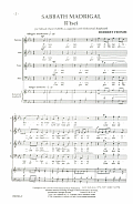 Sabbath Madrigal (R'tsei)