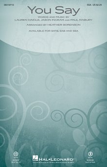 You Say (arr. Heather Sorenson) 