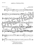 America, the Beautiful - Eb Alto Sax 1