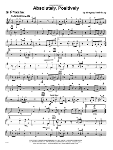 Absolutely, Positively - 1st Tenor Saxophone 