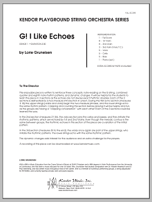 G! I Like Echoes - Full Score 