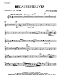 Because He Lives - Trumpet 1