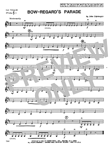 Bow-Regard's Parade - Violin 3 (Viola T.C.) 