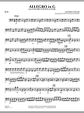 Allegro in G - Bass
