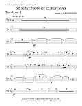 Sing We Now of Christmas (arr. Larry Kerchner) - Trombone 1