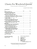 Classics For Woodwind Quintet - Full Score
