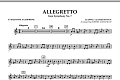 Allegretto (from Symphony No. 7) - Eb Baritone Saxophone