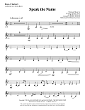 Speak the Name - Bass Clarinet (sub Bass)
