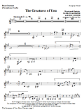 The Greatness Of You - Bass Clarinet (sub. Tbn 3)