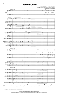 To Honor Christ - Full Score