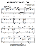 When Lights Are Low [Jazz version] (arr. Brent Edstrom)